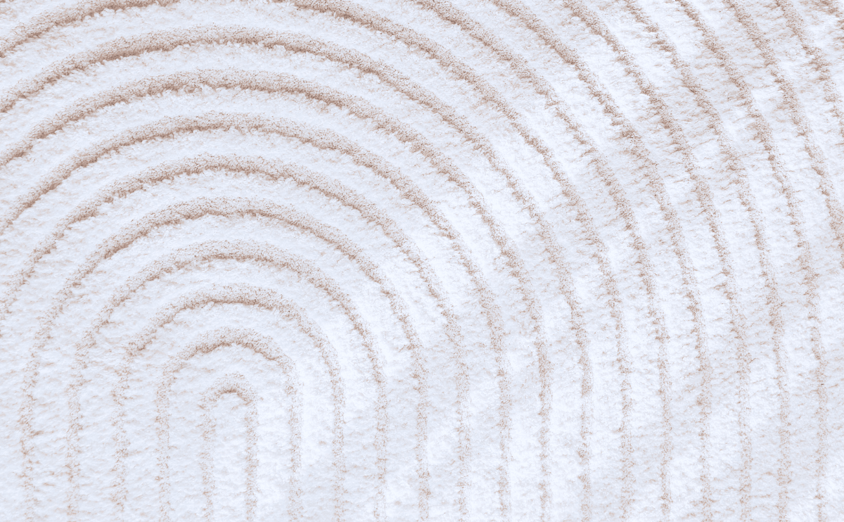 Zen sand ripple pattern